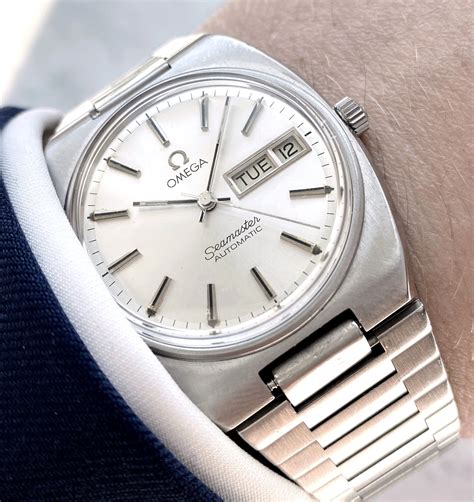 old vintage omega seamaster price|vintage Omega Seamaster day date.